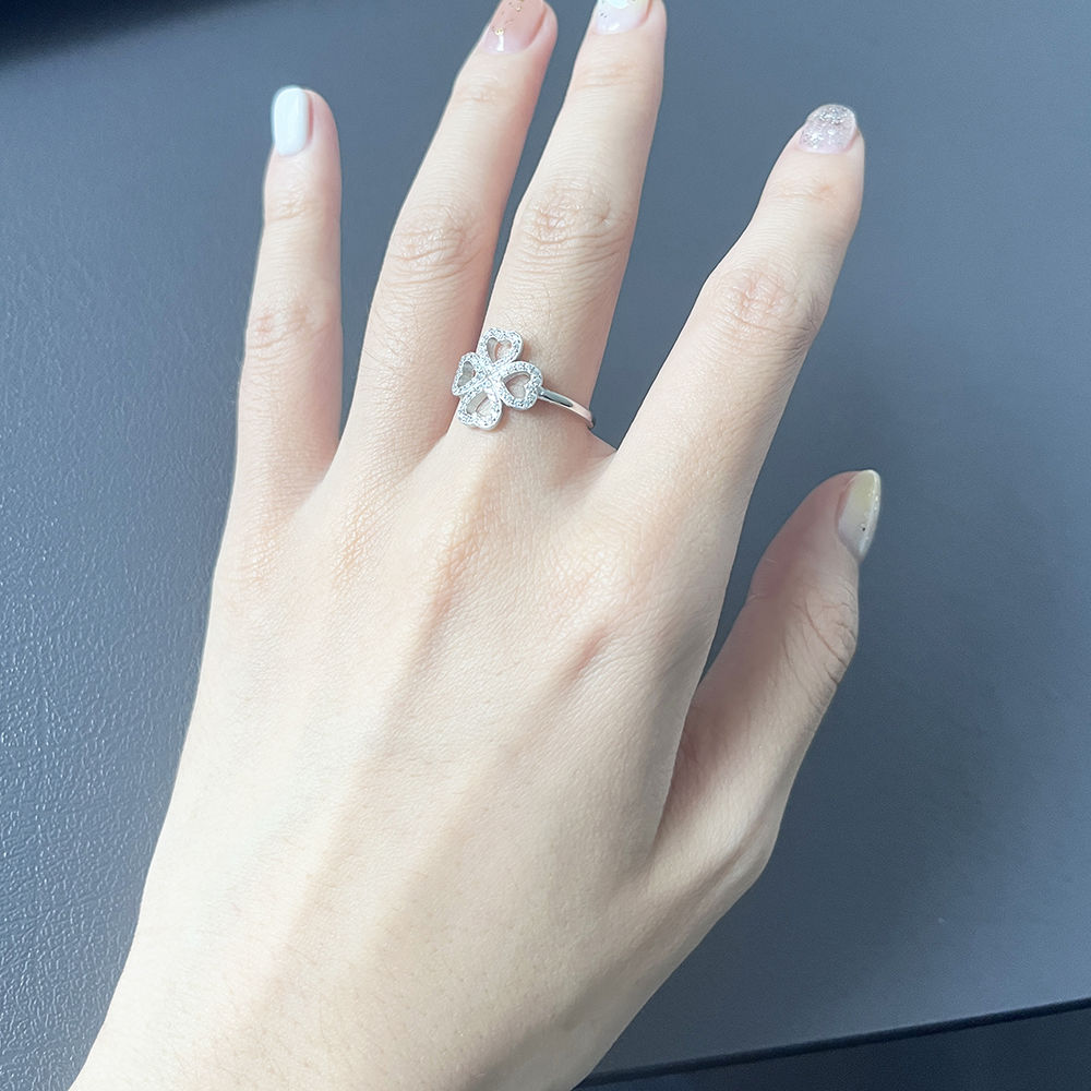 Lucky · Fortune Comes Pure Silver Ring 6