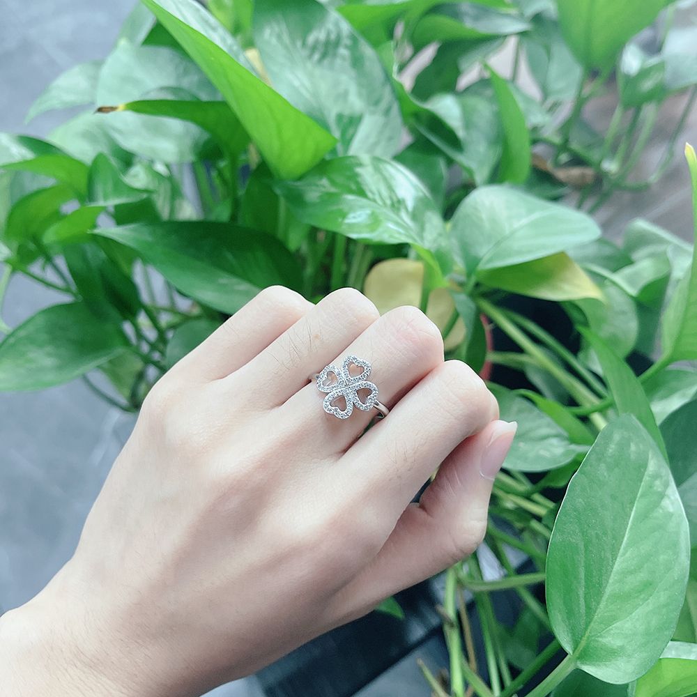 Lucky · Fortune Comes Pure Silver Ring 5