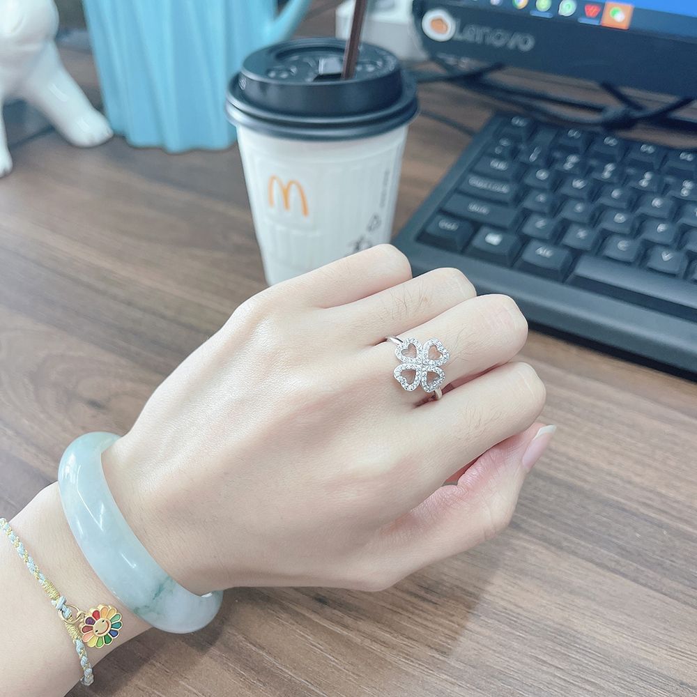 Lucky · Fortune Comes Pure Silver Ring 3