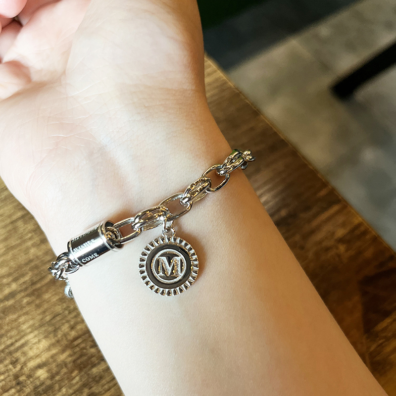 "Life Wheel · Breaking Misfortune and Bringing Good Fortune Pure Silver Bracelet. 2