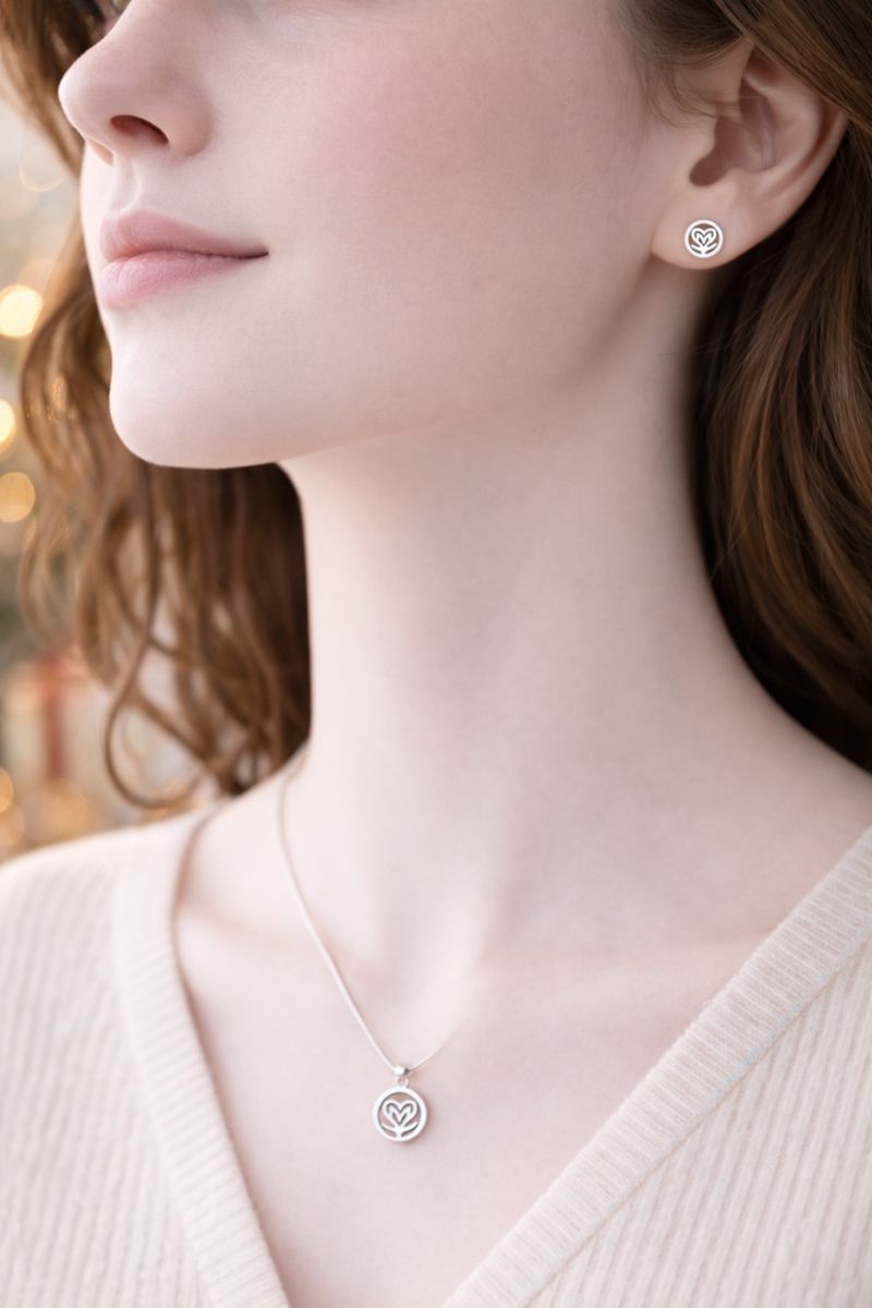 Yuanxin · Yuanrong Shouyuan Pure Silver Earrings 4