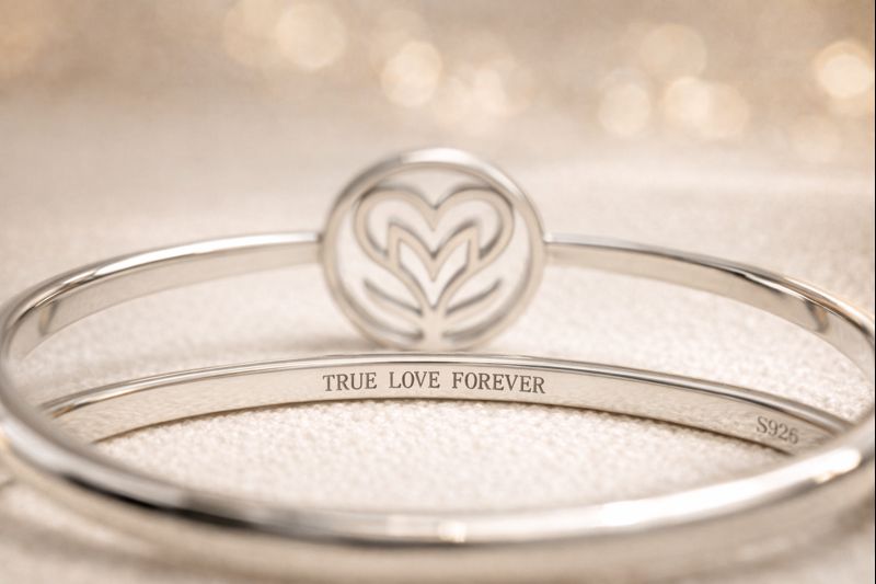 Eternal Love Unwavering Pure Silver bracelet 8