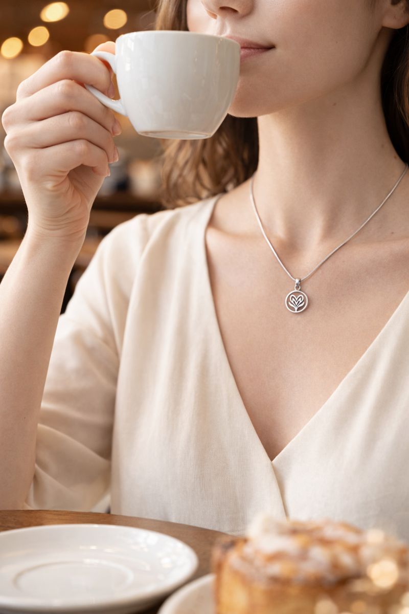心柔 · 圓愛安然純銀項鏈 6