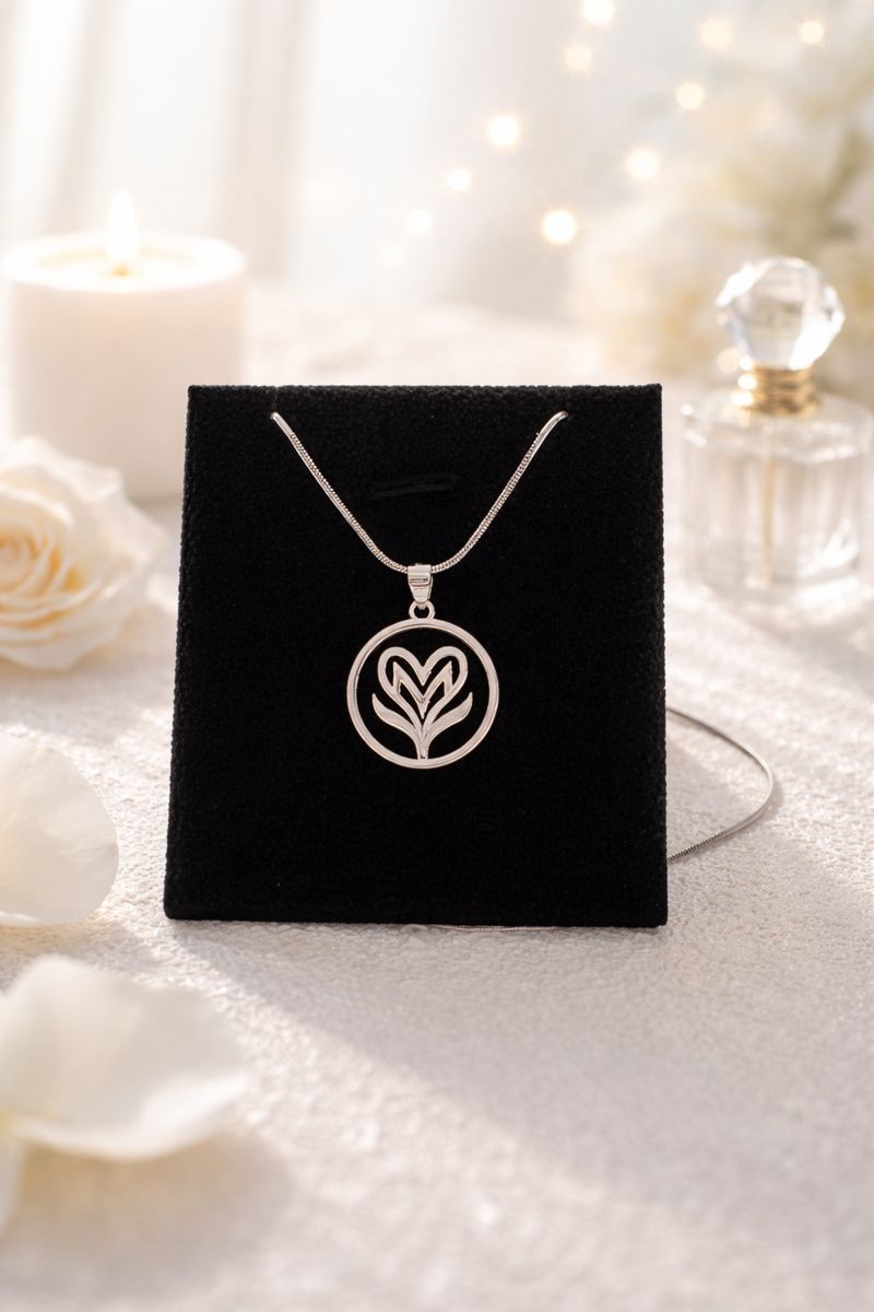 心柔 · 圓愛安然純銀項鏈 2