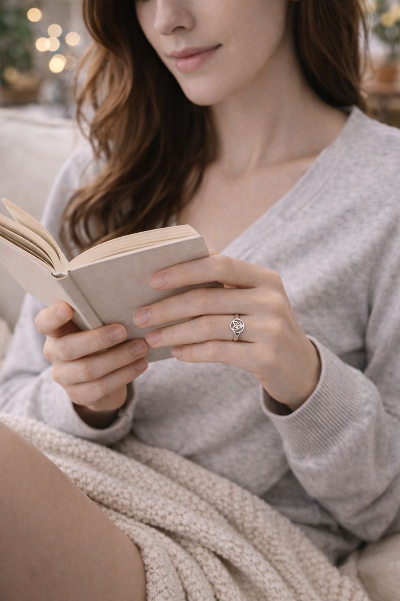 Heart Seal · Eternal Remembrance Pure Silver Ring 6