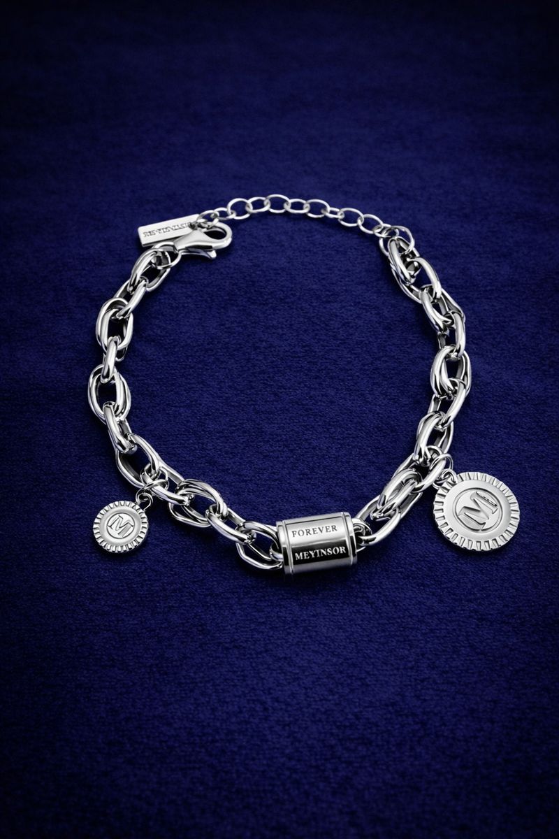 "Life Wheel · Breaking Misfortune and Bringing Good Fortune Pure Silver Bracelet. 4