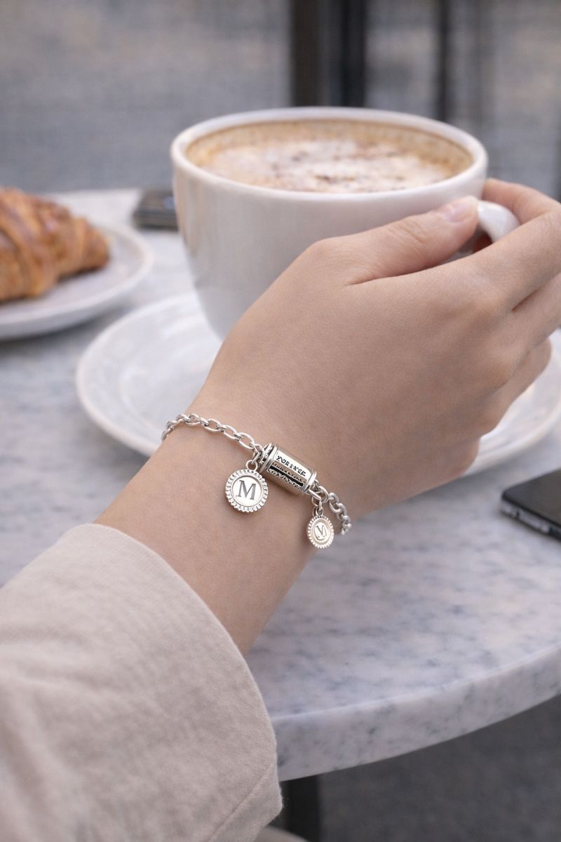 "Life Wheel · Breaking Misfortune and Bringing Good Fortune Pure Silver Bracelet. 6