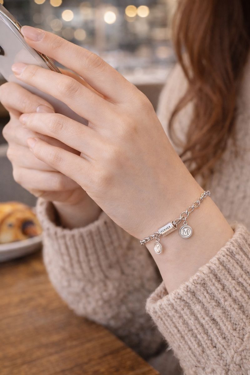 "Life Wheel · Breaking Misfortune and Bringing Good Fortune Pure Silver Bracelet. 9