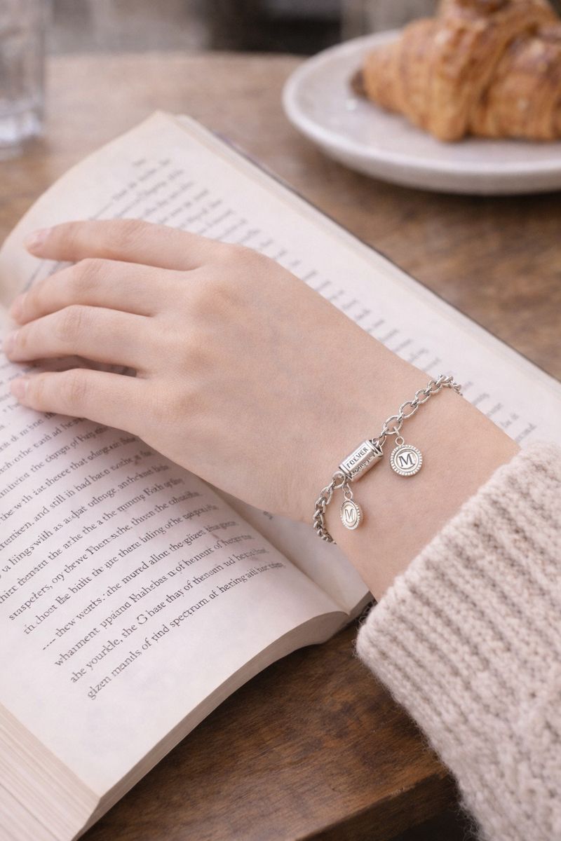 "Life Wheel · Breaking Misfortune and Bringing Good Fortune Pure Silver Bracelet. 8