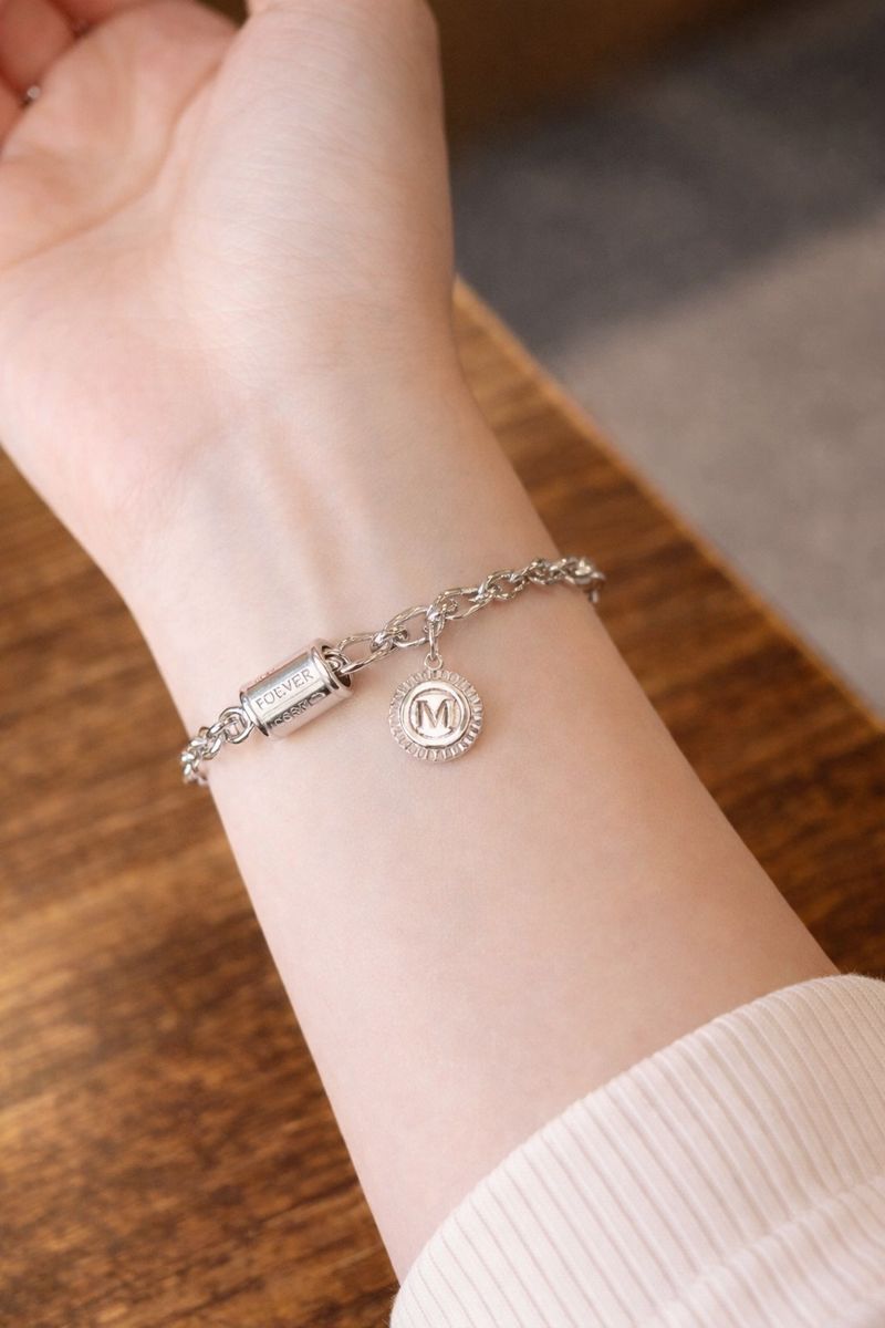 "Life Wheel · Breaking Misfortune and Bringing Good Fortune Pure Silver Bracelet. 10