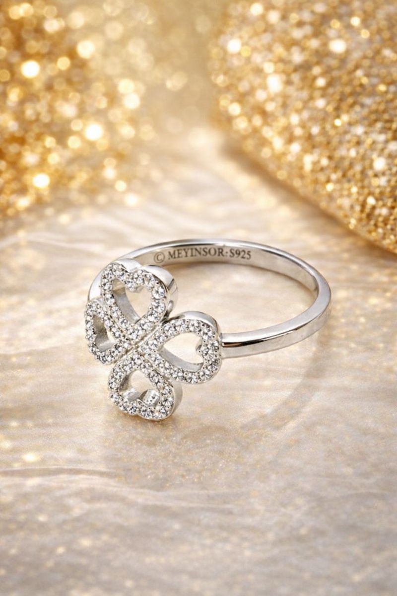 Lucky · Fortune Comes Pure Silver Ring 11