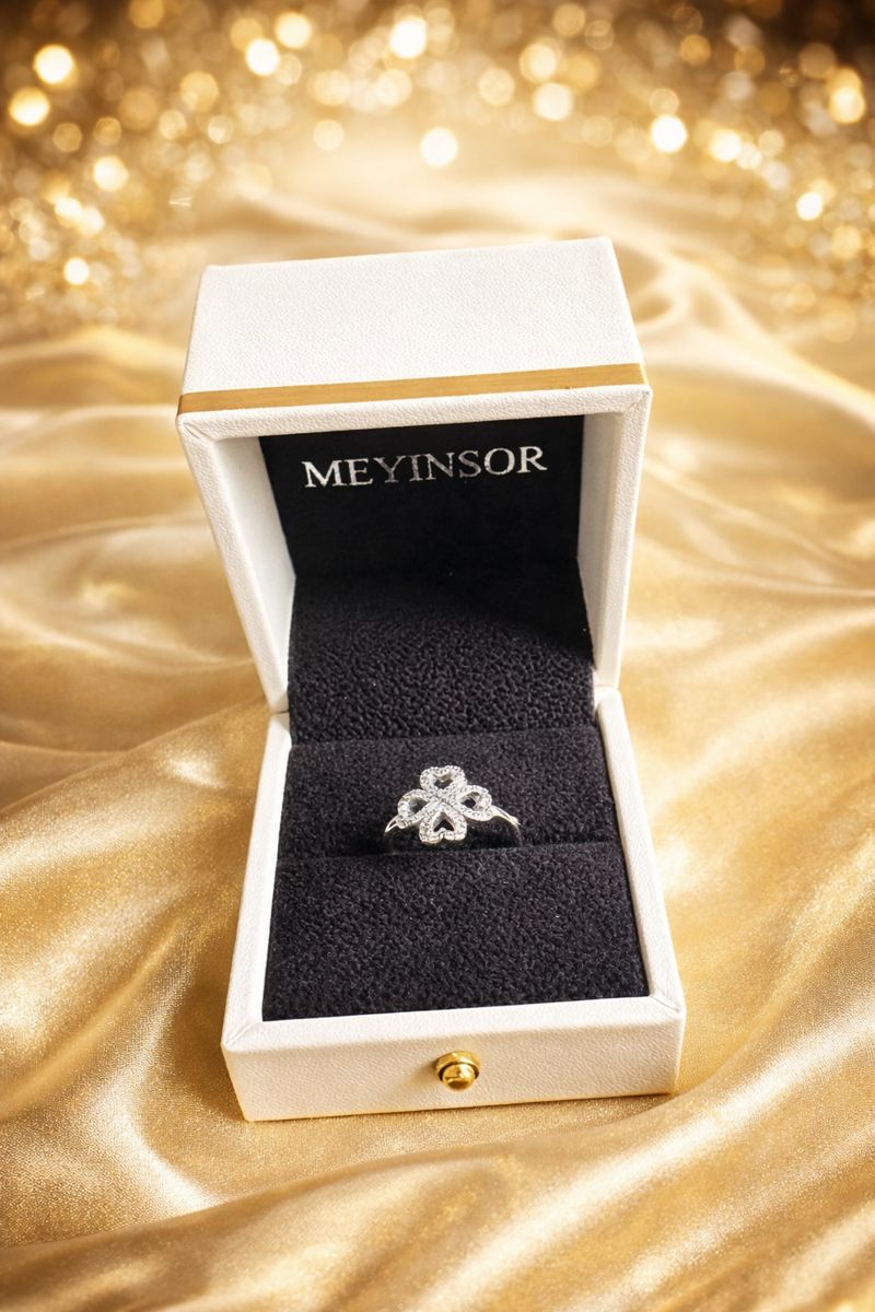 Lucky · Fortune Comes Pure Silver Ring 6