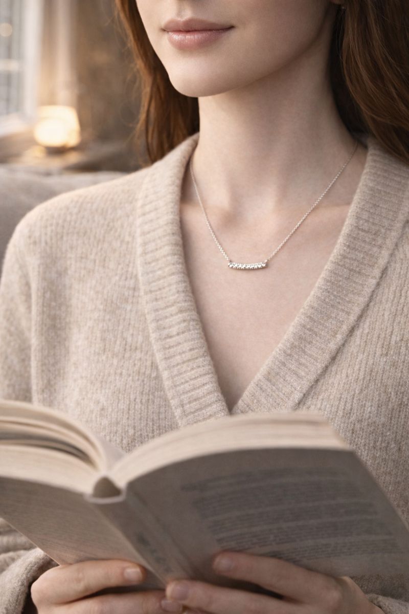 "Meiyi · Wanxiang Prayer Pure Silver Necklace. 4