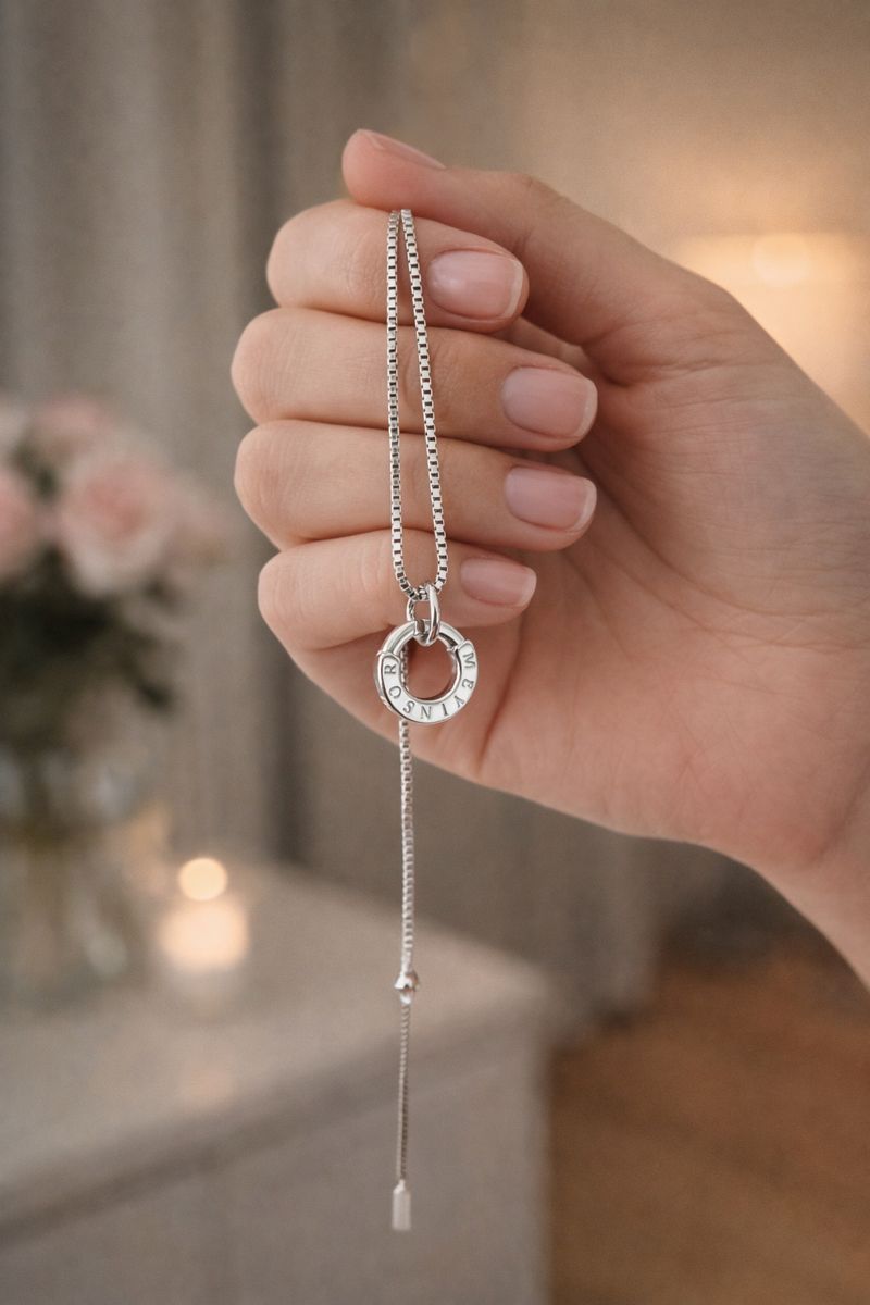 Flawless · Perfect Prayer Pure Silver Necklace. 8