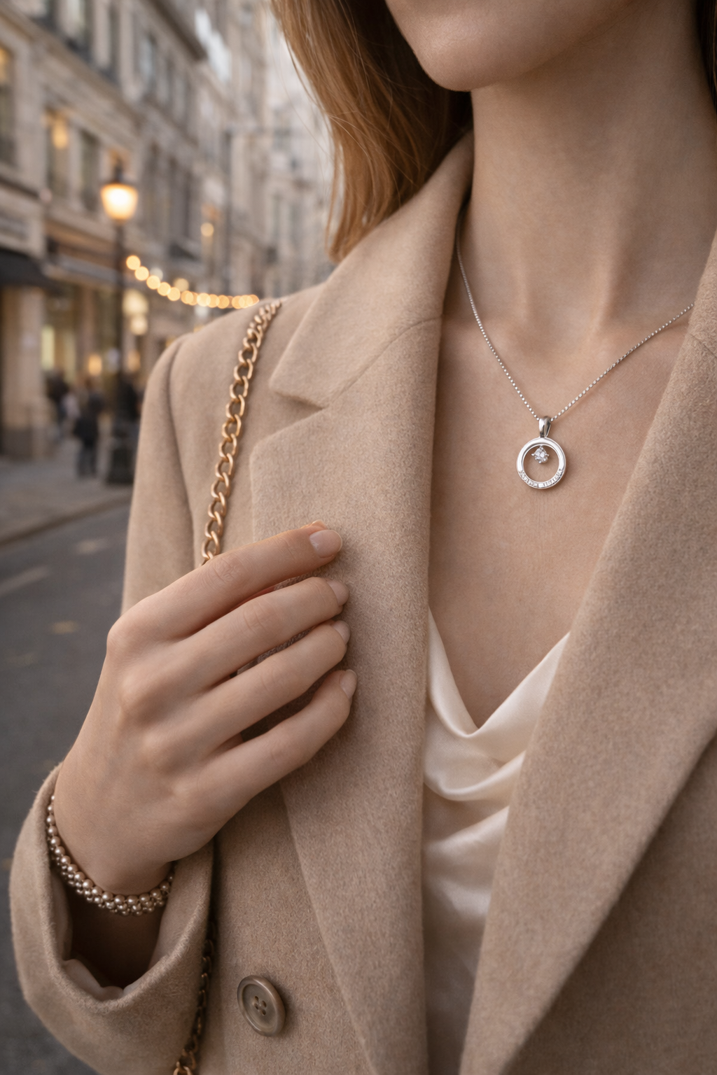 心曜 · 圓光自明純銀項鏈 9