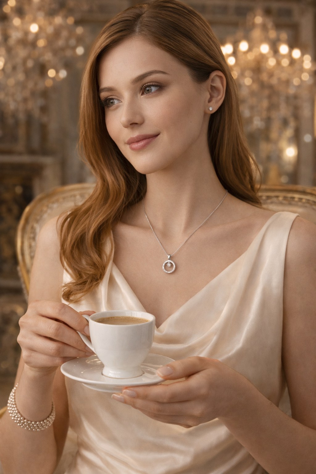 心曜 · 圓光自明純銀項鏈 2