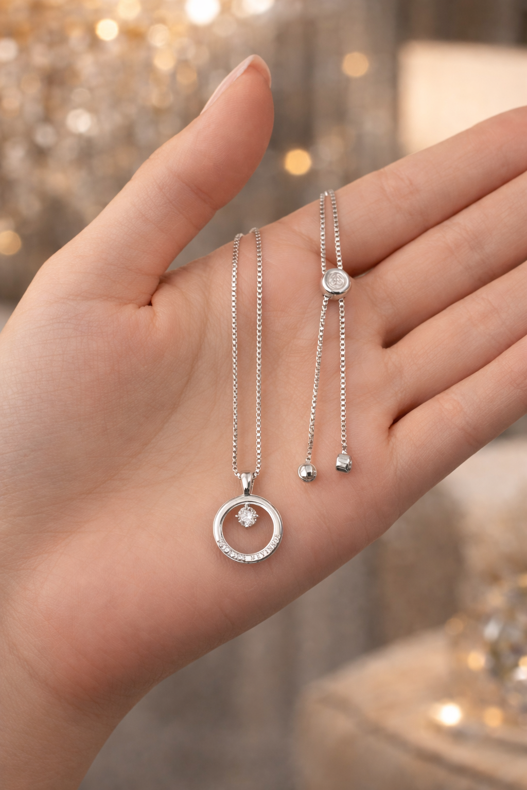 心曜 · 圓光自明純銀項鏈 6